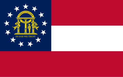 Drapeau de la Géorgie