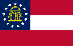 Drapeau de la Géorgie