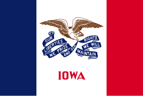 Drapeau de l’Iowa